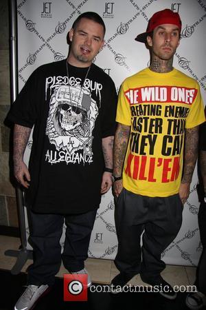 Paul Wall and Travis Barker Famous Stars And Straps MAGIC Party at JET Nightclub Las Vegas, Nevada - 13.02.08