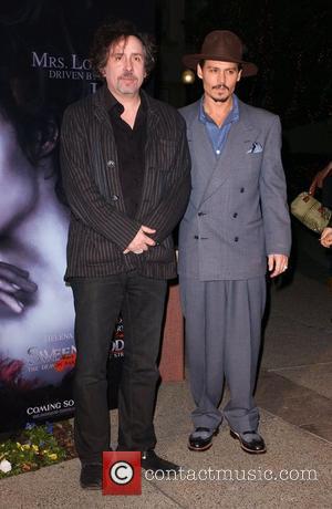 Tim Burton and Johnny Depp Special screening of 'Sweeney Todd: The Demon Barber of Fleet Street' held at the Paramount...