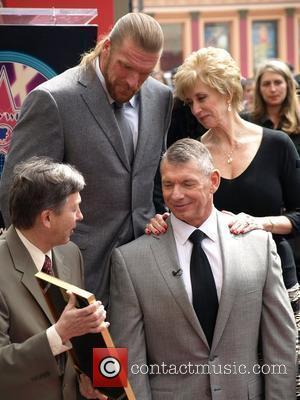 Triple H and Shane McMahon, Vince McMahon, Linda McMahon Vince McMahon honoured with the 2357th Star on the Hollywood Walk...