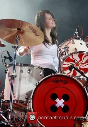 Meg White The White Stripes performing live at day 3 of the O2 Wireless Festival Leeds, England - 16.06.07