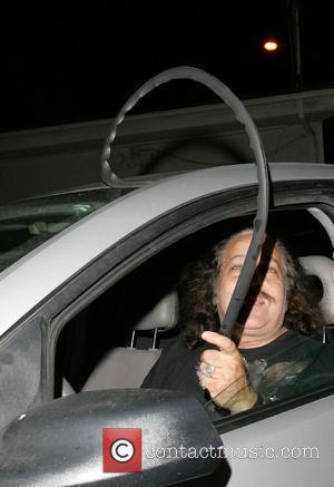 Ron Jeremy  is mocked by the paparazzi for the bad state of his car as he leaves Dan Tanas...