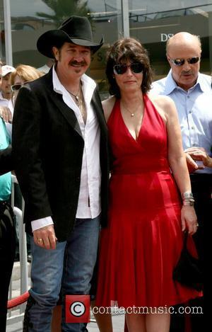 Kix Brooks and wife Barbara Brooks Brooks and Dunn receive a star on the Hollywood Walk of Fame on Hollywood...