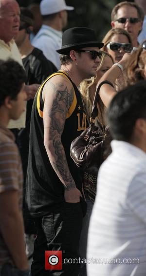 Joel Madden  Arrivals at the LA Lakers v Boston Celtics game 5 at the Staples Center Los Angeles, California...