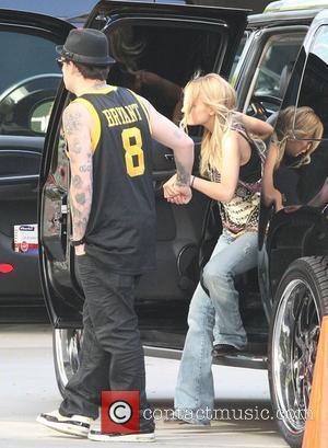 Joel Madden, Nicole Richie Arrivals at the LA Lakers v Boston Celtics game 5 at the Staples Center Los Angeles,...