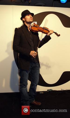David Garrett performing live Premiere Montblanc Star at KaDeWe department store Berlin, Germany - 04.09.08