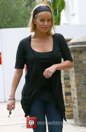 Davinia Taylor  returning to her home before meeting Kate Moss and Jamie Hince and taking a cab to Moss'...