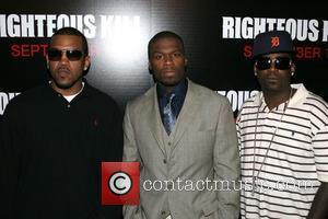 Lloyd Banks, 50 Cent aka Curtis Jackson and Tony Yayo New York Premiere of 'Righteous Kill' at The Ziegfeld Theatre...