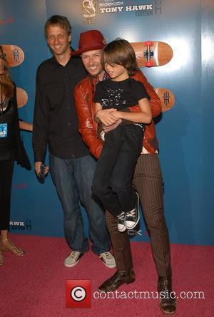 Tony Hawk, Scott Weiland and Noah Weiland The Launch Party of the T-Mobile Sidekick LX Tony Hawk Edition - Arrivals...