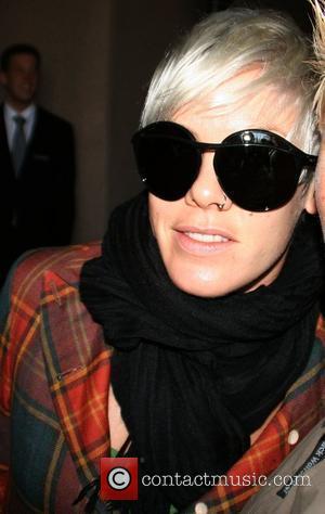 Pink aka Alecia Moore leaving the Hyatt hotel in Cologne Cologne, Germany - 30.03.09