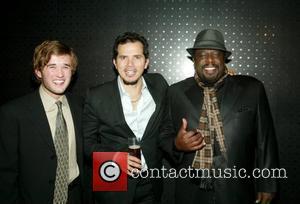 Haley Joel Osment, John Leguizamo and Cedric the Entertainer at the Opening Night after-party for the Broadway play 'American Buffalo'...