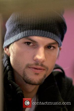 Ashton Kutcher during an MTV interview at the MySpace lounge at the 2009 Sundance Film Festival, Day 2 Park City,...
