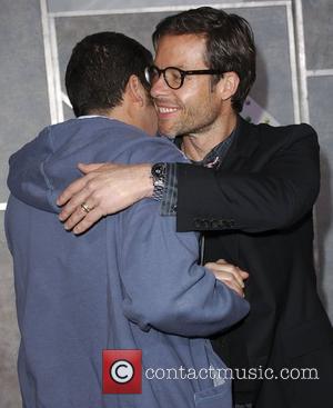 Guy Pearce and Adam Sandler World Premiere of Walt Disney Pictures 'Bedtime Stories' at El Capitan Theatre Hollywood, California -...