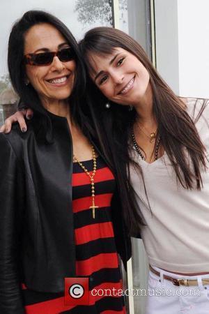 Jordana Brewster and her mother Maria Joao Brewster outside the Byron & Tracey Lounge held at Byron & Tracey Salon...