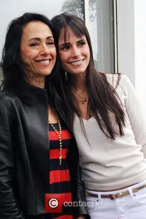 Jordana Brewster and her mother Maria Joao Brewster outside the Byron & Tracey Lounge held at Byron & Tracey Salon...