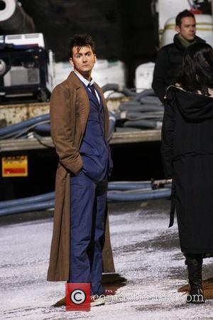 David Tennant  filming a 'Doctor Who' special Wales, England - 27.02.09