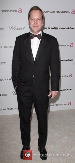 Kiefer Sutherland 17th Annual Elton John AIDS Foundation Academy Awards (Oscars) viewing party, held at the Pacific Design Center West...