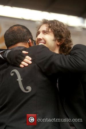 Josh Groban and Herbie Hancock 'Feeding America' rally at the Martin Luther King Jr. Library Washington DC, USA - 19.01.09