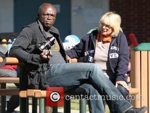 Seal, Erna Klum Seal takes his children to a soccer practice at a park in West Hollywood Los Angeles, California...