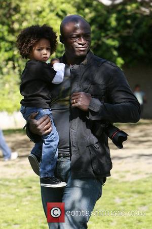 Seal takes his children to a soccer practice at a park in West Hollywood Los Angeles, California - 28.03.09