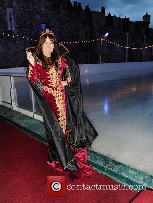 Linda Lusardi Gala opening of the Tower Of London Ice Rink in aid of Rays of Sunshine Children's Charity at...
