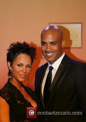 Nicole Ari Parker and husband actor Boris Kodjoe Tyler Perry unveils his new motion picture and television studio in Atlanta...