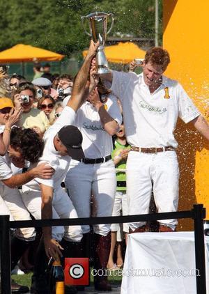 Prince Harry of Wales plays in the 2nd Annual Veuve Clicquot Manhattan Polo Classic held at Governors Island New York...