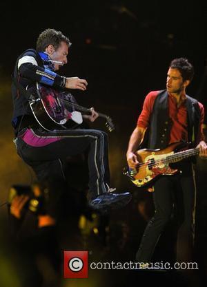 Coldplay Live at the Wembley Stadium promoting last year's album Viva La Vida Or Death And All His Friends London,...