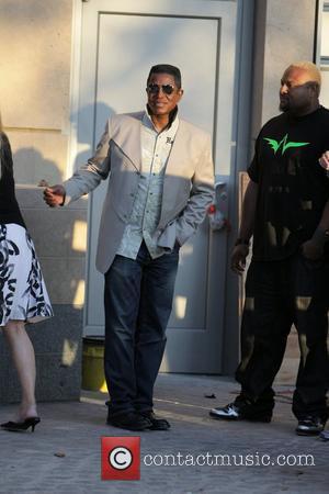 Jermaine Jackson and Damon Elliott visits a luxury condo open house at The Carlyle in Westwood.  Los Angeles, California...