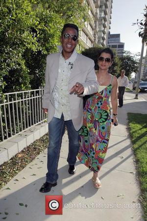 Jermaine Jackson and Halima Rashid visit a luxury condo open house at The Carlyle in Westwood.  Los angeles, California...