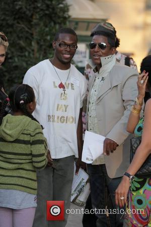 Shawn King, Dynast Amir, Jermaine Jackson and Halima Rashid visit a luxury condo open house at The Carlyle in Westwood....