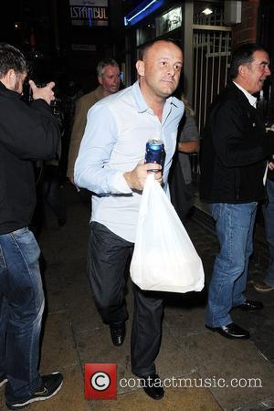 Kerry Katona and Husband Mark Croft Carrying Take Away Food From A Kebab Shop After Leaving The Nolans After Show Party