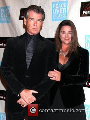 Pierce Brosnan & Wife Keely Shaye Smith Brosnan Peace over Violence 38th Annual Humanitarian Awards at the Beverly Hills Hotel...