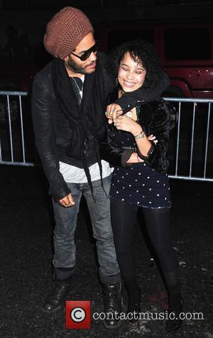 Lenny Kravitz and daughter Zoe Kravitz The New York premiere of 'Precious' at the Alice Tully Hall New York City,...