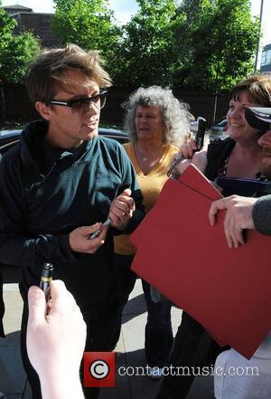 Mark Owen The members of Take That arrive at their hotel ahead of their concert at Old Trafford Cricket Ground...