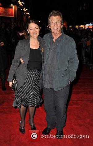 John Hurt and guest The Times BFI London Film Festival: The Road - gala screening held at the Vue West...