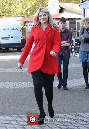 Holly Willoughby  outside to present a segment of ITV's 'This Morning' London, England - 04.11.09