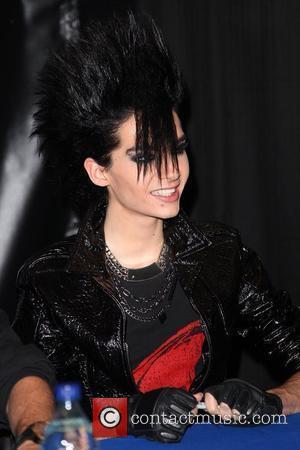 Bill Kaulitz Tokio Hotel sign copies of their new CD 'Humanoid' at Best Buy New York City, USA - 20.10.09