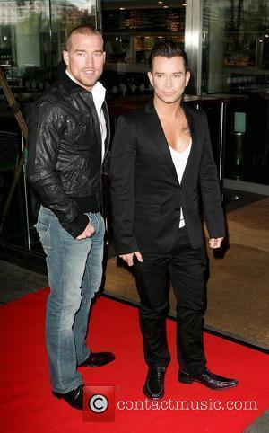 Stephen Gately with his husband Andrew Cowles The UK Premiere of the new Disney Pixar Film 'Up' held at the...