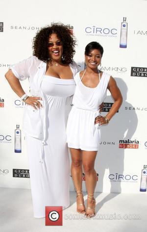 Kym Whitley, Tamela Jones The Annual White Party held at a private residence in Beverly Hills - Arrivals California, USA...