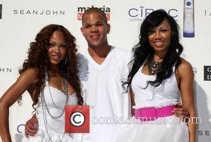 Megan Good, Dijon Talton, La'Myia Good The Annual White Party held at a private residence in Beverly Hills - Arrivals...