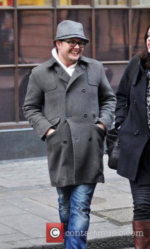 Alan Carr arriving at the BBC radio One Studios London, England - 13.12.10