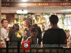 Amy Winehouse was spotted at the Good Mixer pub in Camden where she stayed drinking with friends until 1am London,...