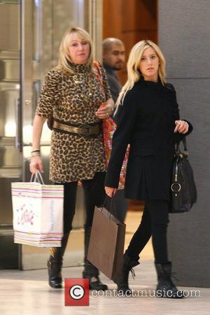 Ashley Tisdale shopping at Louis Vuitton with her mother, Lisa Tisdale Los Angeles, California - 10.12.09