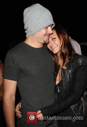 Briana Evigan and New Boyfriend Actor, Patrick John Flueger  Blackberry Torch From AT&T U.S. Launch Party - Inside Los...