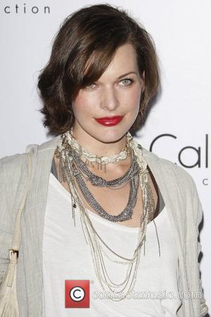Milla Jovovich Calvin Klein Collection & Los Angeles Nomadic Division (LAND) 1st Annual Celebration For L.A. Arts Monthly and Art...