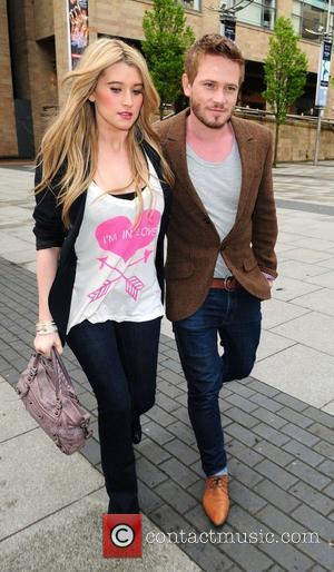 Charley Webb and Matthew Wolfenden arrive at the Lowery Theatre for the press night of 'Chorus' starring Jamie Lomas Manchester,...