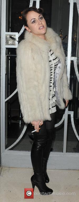 Jaime Winstone leaving the Dior private dinner, held at Claridges Hotel. London, England - 25.11.10