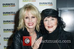 Joanna Lumley and Chita Rivera Launch of Duracell Mobile Smart Power Lab at 46th and 8th Avenue  New York...