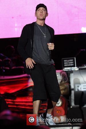 Rapper Eminem aka Marshall Mathers performing at the 'Epicenter Twenty Ten' event in Fontana Fontana, California - 25.09.10