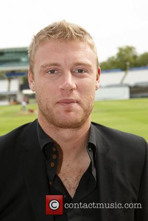 Andrew Flintoff and Adrian Chiles